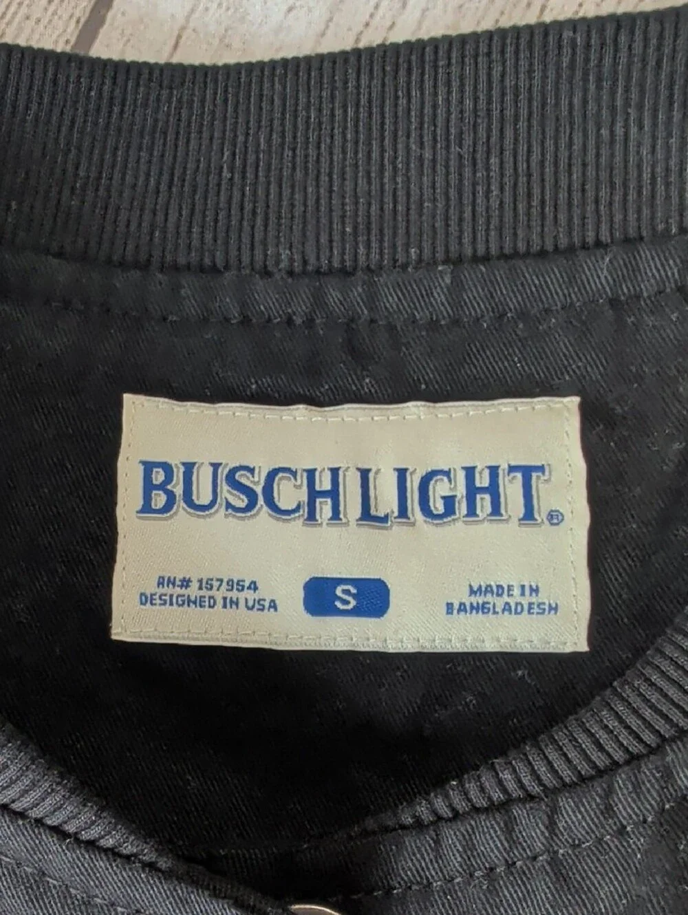 Busch Light Logo Black Crewneck Sweatshirt